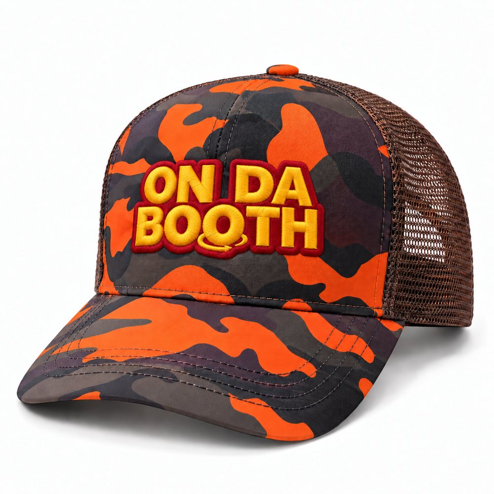 Orange Camo Cap